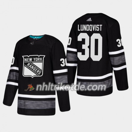 New York Rangers Trikot Henrik Lundqvist 30 2019 All-Star Adidas Schwarz Authentic - Herren